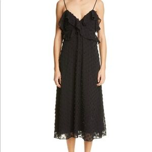 Zimmermann black midi dress